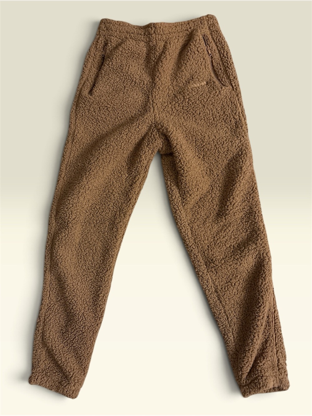 SKIMS Teddy Fleece Track Pants - Brown